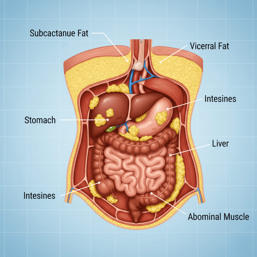 types of body fat levels